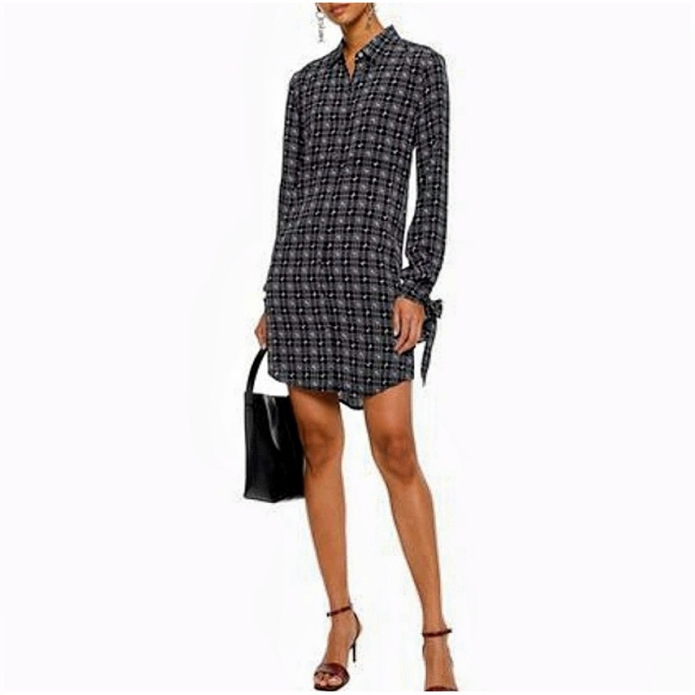 Equipment x Tabitha Simmons Manning Mini Shirt Dress size M